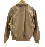 バナナリパブリック BANANA REPUBLIC 80’s 80年代 旧タグサファリ コットン スポーツジャケット  ハンティング リブブルゾン チンストラップ エルボーパッチ  vintage ヴィンテージ ジャケット ベージュ Lサイズ 101MT-4134