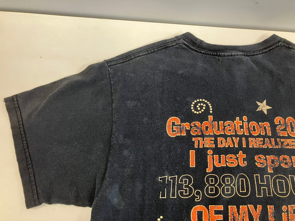 US US古着 00's Hanes KALAMA HIGH 007 SENIORS 映画 プロモーション ムービーT  VINTAGE ヴィンテージ Tシャツ ブラック Sサイズ 101MT-4817