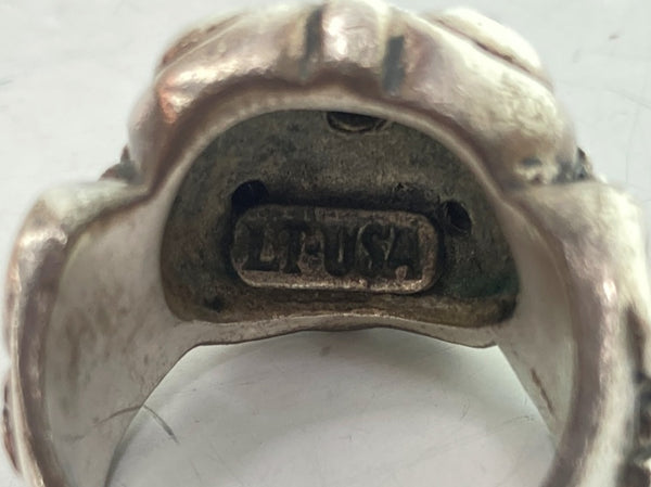 シルバーアイテム Silver Item Silver Ring シルバー リング LT.USA インディアン 指輪 銀 メンズジュエリー・アクセサリー 指輪・リング 総柄 シルバー 104A-27
