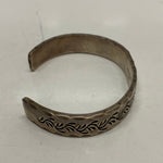 【曜日割引対象外】 【中古】ワンズワーカー ONE'S WORKER 唐草 金メタル メンズジュエリー・アクセサリー バングル シルバー 201goods-685 VB