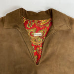 【曜日割引対象外】 ヴィンテージ vintage 60's The cloak and bagger 裏地ペイズリー ヌバックレザー プルオーバー ジャケット ブラウン 201MT-4648 VB