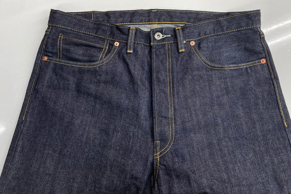 リーバイス Levi's S501XX 大戦モデル LVC ヴィンテージクロージング 復刻 赤耳 日本製 月桂樹ボタン 濃紺 無地 44501-0088 デニム ネイビー W38 L34 104MB-361