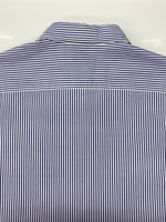 コッキ KHOKI 19AW PATCHWORK SHIRT パッチワーク シャツ 長袖 白 青 19aw-b-03 サイズ 2 長袖シャツ ストライプ ブルー 104MT-2087