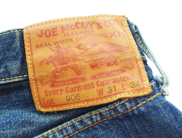 ザリアルマッコイズ  The REAL McCOY'S JOE McCOY ジョーマッコイ 906 デニム パンツ  デニム ブルー 31 103MB-539