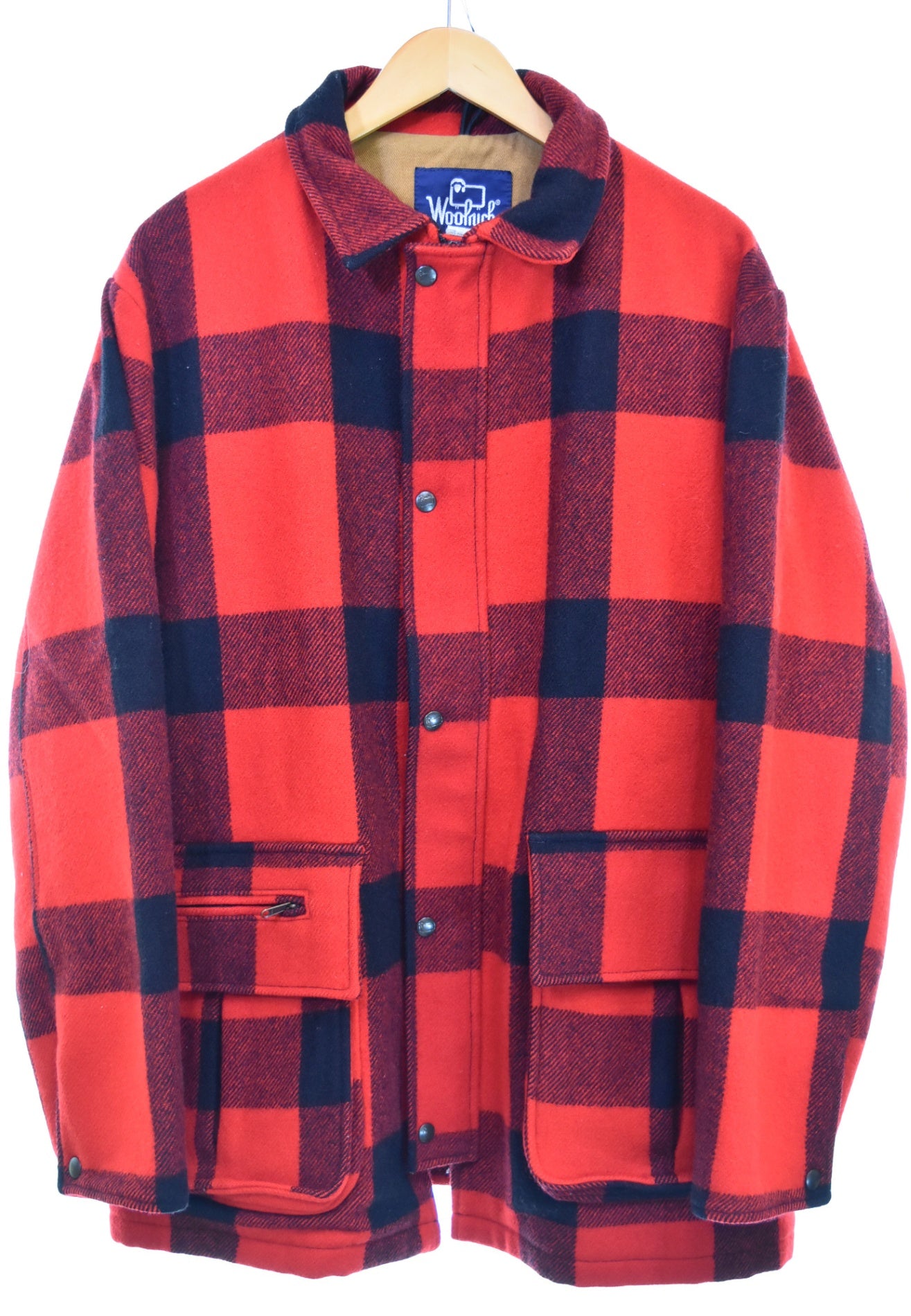 ウールリッチ WOOLRICH 80s 紺タグ USA製 ハンティングジャケット