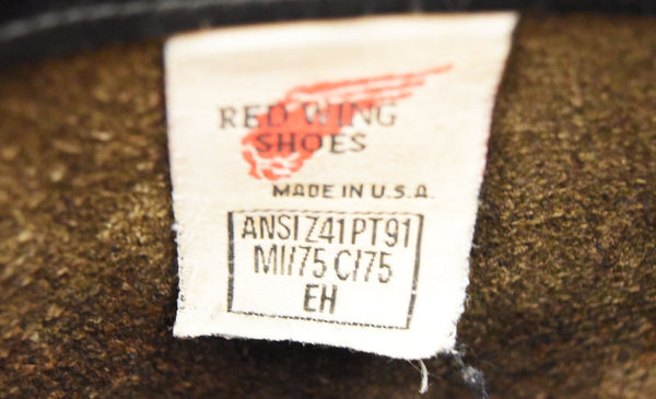 レッドウィング RED WING ナイフジャック エンジニアブーツ ワークブーツ USA製 黒 メンズ靴 ブーツ エンジニア ブラック 103S-781