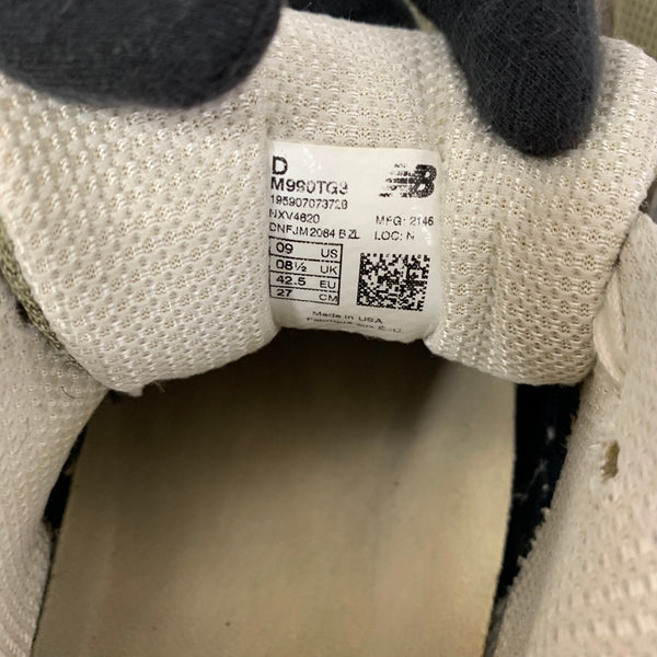 ニューバランス new balance 22SS USA製 990 V3 Gray M990TG3 メンズ靴 スニーカー グレー 27cmサイズ 201-shoes1439