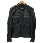 ハーレーダビットソン HARLEY-DAVIDSON レザージャケット HD-238 ジャケット ブラック Lサイズ 201MT-4678