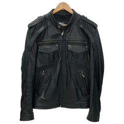 ハーレーダビットソン HARLEY-DAVIDSON レザージャケット HD-238 ジャケット ブラック Lサイズ 201MT-4678