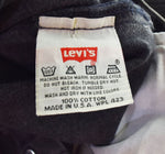 リーバイス Levi's USA製 90s ブラックデニム ストレートデニムパンツ 6501-0660 デニム ブラック 29 103MB-528