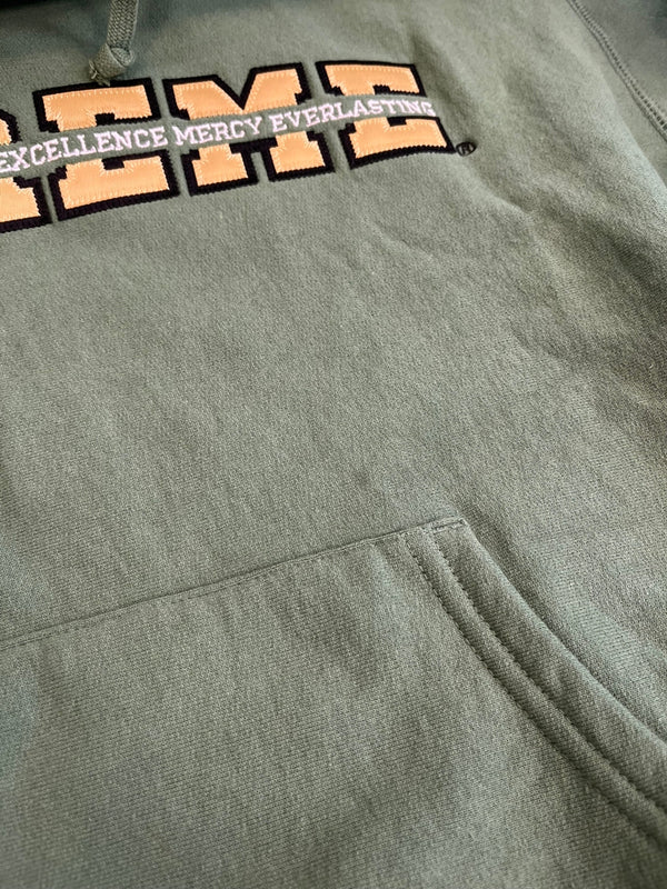 シュプリーム SUPREME 24AW Collegiate Acronym Hooded Sweatshirt カレッジエイト アクロニム フーディ スウェット 緑 パーカ グリーン Mサイズ 101MT-5045