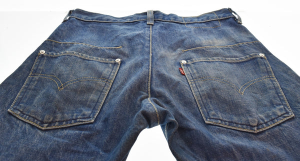 リーバイス Levi's 00'S  Euro Engineered Jeans Made in Tunisia ユーロ規格 立体裁断 エンジニアード デニム ブルー 28/32 103MB-678