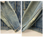 【曜日割引対象外】 リーバイス Levi's 70's 70505 4th USA製 ボタン裏524 デニム ジャケット ブルー 201MT-3171 VB