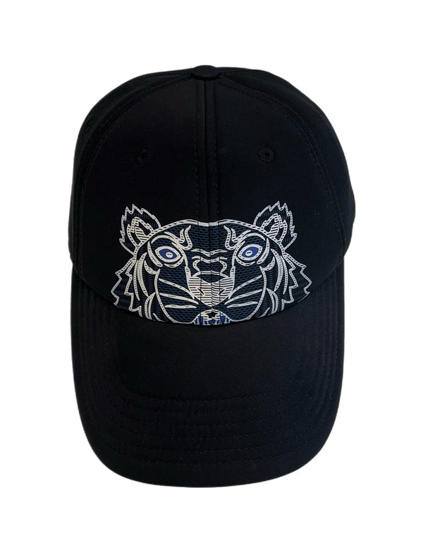 ケンゾー KENZO Tigerfaceprint CAP タイガー柄 キャップ 虎柄 帽子 メンズ帽子 キャップ ブラック 101hat-157