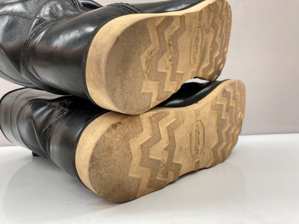 チペワ CHIPPEWA WELLINGTON BOOTS ウェリントン ブーツ ウエスタン Vibramソール ロング 黒 メンズ靴 ブーツ ウエスタン ブラック サイズ 8 1/2E 104S-1077