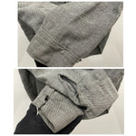 【曜日割引対象外】 ヴィンテージ vintage 40's President ワークシャツ ネルシャツ 長袖シャツ ブラック 16サイズ 201MT-4853 VB