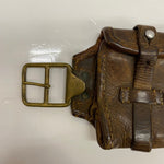 【曜日割引対象外】 ヴィンテージ vintage スウェーデン軍 バンダリアポーチ 5連 カオスポーチ レザー バッグ メンズバッグ ボディバッグ・ウエストポーチ ブラウン 201goods-754 VB