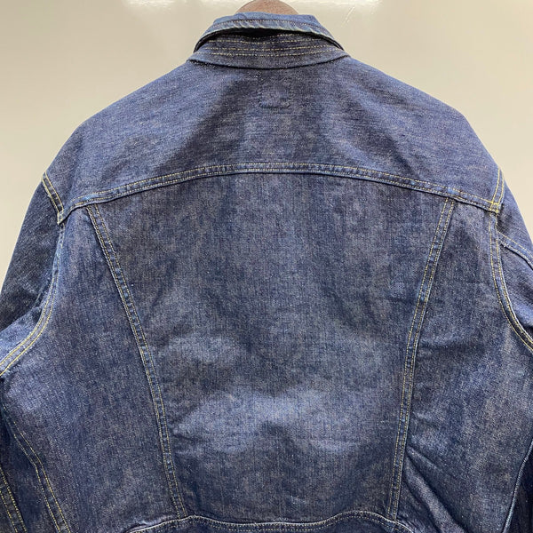 【曜日割引対象外】 ヴィンテージ vintage LEE 60's 101-J 濃紺 デニムジャケット ジャケット ブルー 48サイズ 201MT-4892 VB