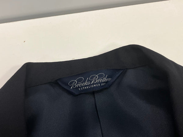 ブルックスブラザーズ Brooks Brothers 紺ブレ 金ボタン シングルブレスト 3つボタン パッチポケット テーラードジャケット ブレザー 日本製 44REG ジャケット ネイビー 101MT-5134