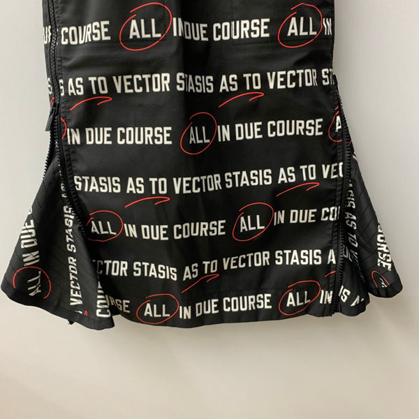 サカイ sacai 18ss テキストプリントスカート 18-03573 スカート ブラック 201LB-97