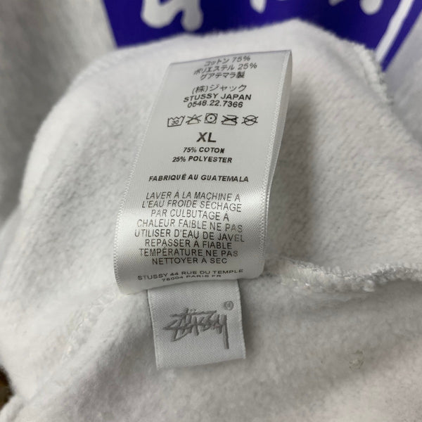 ステューシー STUSSY STOCK BOX Hoodie パーカ グレー XLサイズ 201MT-3892