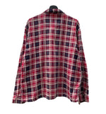 ヴィンテージ vintage 60s～ 60年代 Wash'n Wear プリントネル プリネル 赤 サイズ 16～16 1/2 長袖シャツ チェック マルチカラー 104MT-1305