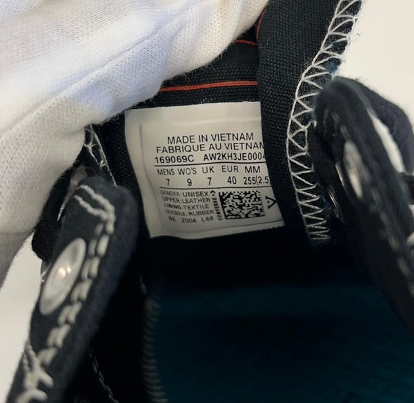 コンバース CONVERSE モンクレール Moncler フラグメント Fragment CHUCK TAYLOR 70 BLACK LOW CUT チャックテイラー70 169069C メンズ靴 スニーカー ブラック 25.5cm 101sh-2328