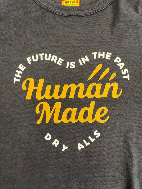 ヒューマンメイド HUMAN MADE GRAPHIC L/S T-SHIRT ハートロゴ プリント 長袖カットソー 黒  HM29CS019 XL ロンT ブラック LLサイズ 101MT-4730