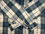 ファイブブラザー FIVE BROTHER ヴィンテージ Vintage 70s～80s チェック柄 ネルシャツ US古着 長袖シャツ ブルー Mサイズ 101MT-4777