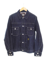 アベイシングエイプ A BATHING APE URSUS BAPE デニムジャケット Gジャン 青 003LJ9601003 ジャケット ブルー Lサイズ 103MT-2312