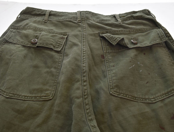 ミリタリー Military 70's BAKER PANTS ベイカーパンツ 34 31 ボトムスその他 グリーン 103MB-490