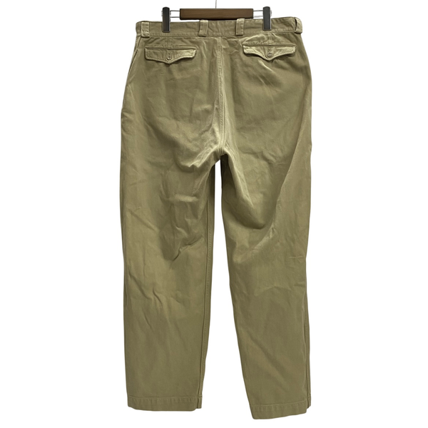 【曜日割引対象外】 ミリタリー MILITARY フランス軍 FRENCH ARMY M-52 Chino チノパン ベージュ 46サイズ 201MB-1173 VB