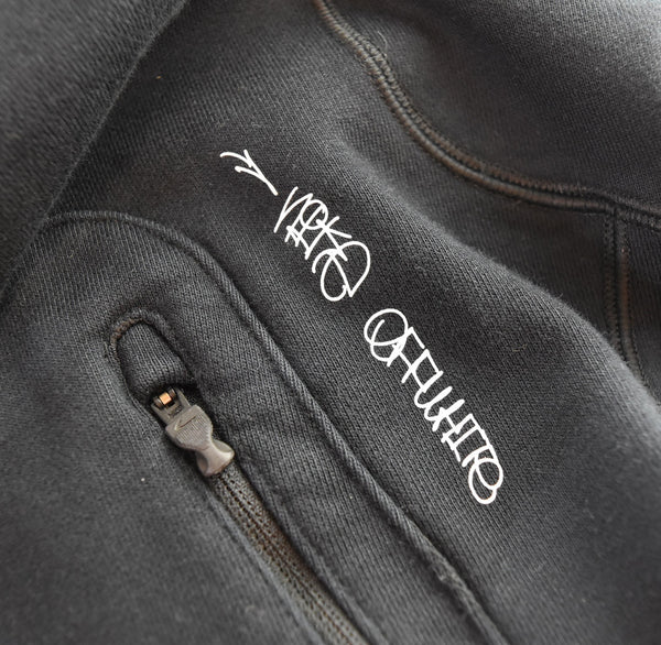 ナイキ NIKE OFF-WHITE FLC HOODIE オフホワイト フーディー プルオーバー パーカー  DN1760-010 2XL パーカ ブラック 3Lサイズ 103MT-3512