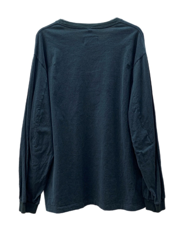 ダブレット doublet × WISM ウィズム ENERGY T-SHIRT エナジー Ｔシャツ 長袖 ロンT カットソー 黒 24SS71WM18 ロンT プリント ブラック Lサイズ 104MT-1563