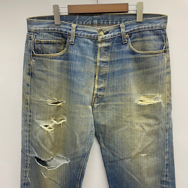 【曜日割引対象外】 リーバイス Levi's 70's 501 66後期 USA製 6刻印 デニム ブルー W36サイズ 201MB-1182 VB