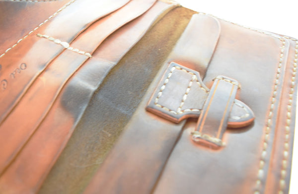 オールドコインカンパニー Old Coin Company  フェザー コンチョ レザー ロング ウォレット 長財布  財布・ケース メンズ財布 ブラウン 103SA-28