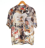 シュプリーム SUPREME 21SS Dash's Wall Rayon S/S Shirt レーヨン シャツ Dan Colen ダン コーレン  半袖シャツ マルチカラー Sサイズ 103MT-2536