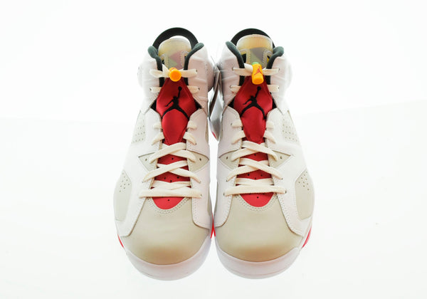 ナイキ NIKE AIR JORDAN 6 RETRO HARE NEUTRAL GREY/BLACK-WHITE CT8529-062 メンズ靴 スニーカー ホワイト 29cm 103S-616