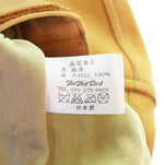 フラットヘッド THE FLAT HEAD 3rd TYPE DEERSKIN LEATHER TRUKER JAKCET レザー ジャケット 鹿革 トラッカー ジャケット 38 ジャケット ブラウン 103MT-3179