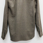 【曜日割引対象外】 ダブルアールエル RRL ネルシャツ ウール 7998267WKS 長袖シャツ ブラウン Mサイズ 201MT-4772 VB