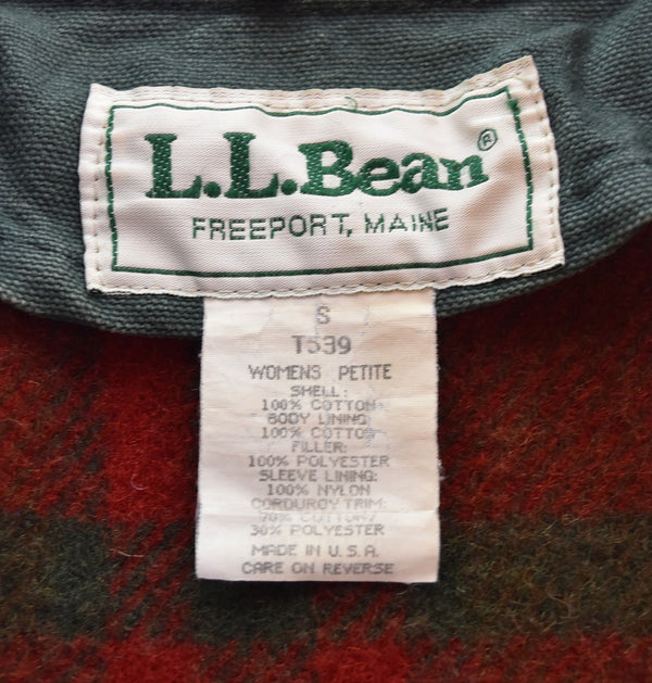 エルエルビーン L.L.Bean 80s 90s ハンティングジャケット カバーオール ウールライナー付き 80's 90's ジャケット グリーン Sサイズ 103LT-155