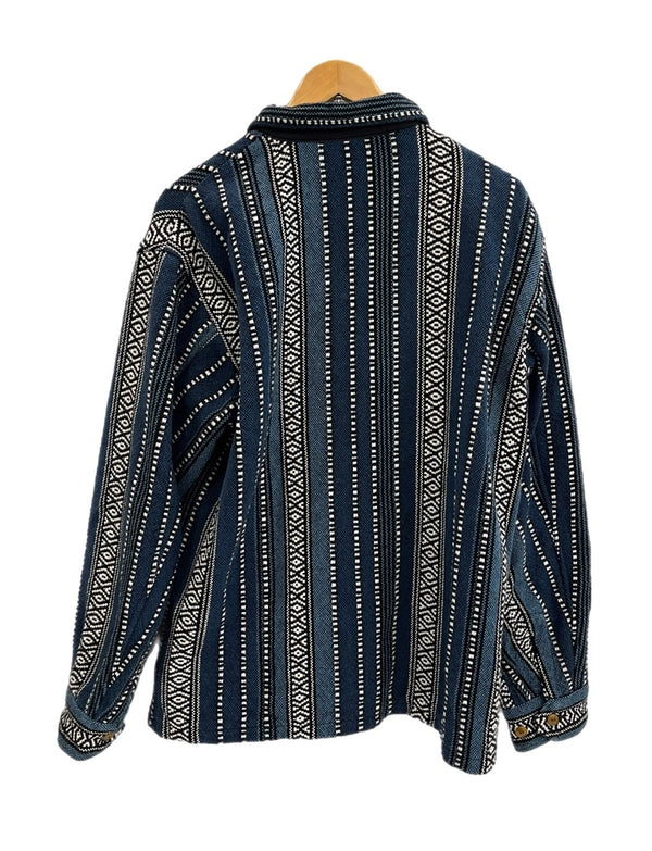 テンダーロイン TENDERLOIN NATIVE JKT ネイティブジャケット 総柄 ジャケット ブルー Lサイズ 101MT-4150