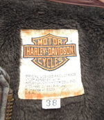 ハーレーダビッドソン HARLEY DAVIDSON  G-1 レザー フライトジャケット 茶 KI-110 38 ジャケット ブラウン 103MT-2175