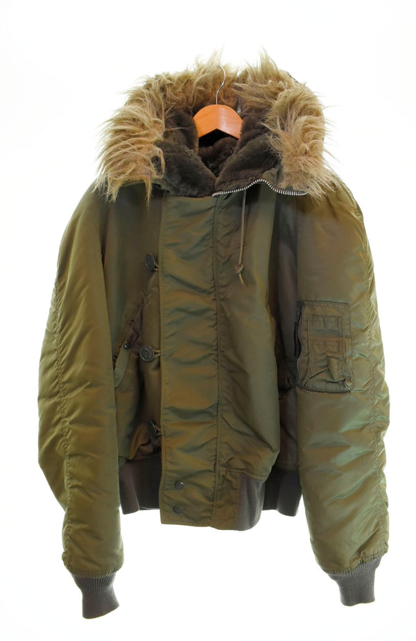 アルファ ALPHA INDUSTRIES 90s USA製 TYPE N-2B フライトジャケット カーキ ジャケット カーキ Mサイズ 103MT-1561