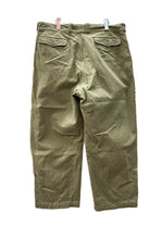 ミリタリー Military French Army フランス軍 Ｍ52 チノ ツータック 後期 ユーロ 無地 ボトムスその他 ベージュ サイズ46 104MB-374