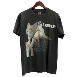 【曜日割引対象外】 バンド band 90's Aerosmith GET A GRIP 93年 Tour TEE USA製 Tシャツ ブラック Lサイズ 201MT-3624 VB