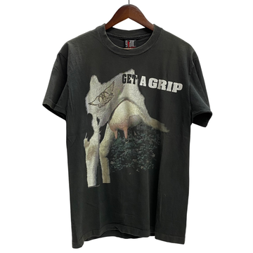 【曜日割引対象外】 バンド band 90's Aerosmith GET A GRIP 93年 Tour TEE USA製 Tシャツ ブラック Lサイズ 201MT-3624 VB