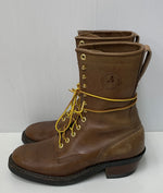 【曜日割引対象外】 ハソーン Hathorn Explorer Tracker Lace-to-Toe Boots 9D メンズ靴 ブーツ その他 ロゴ ブラウン 201-shoes556