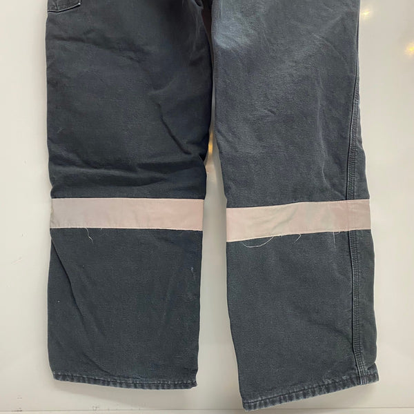 【曜日割引対象外】 カーハート Carhartt リフレクター ペインターパンツ インナーチェック カーゴパンツ ブラック 36×32サイズ 201MB-1144 VB