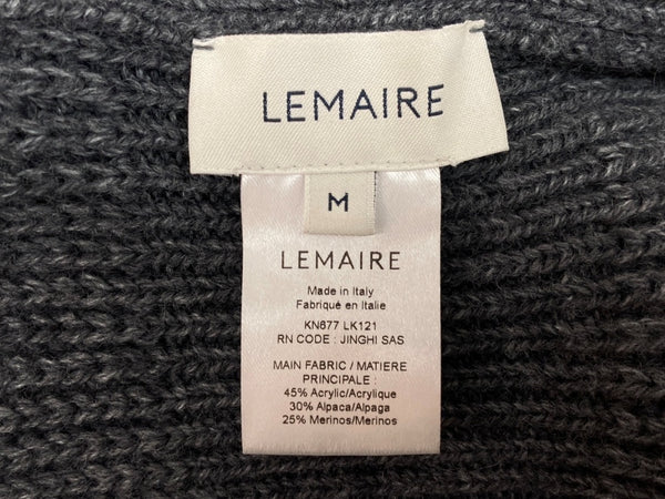 ルメール LEMAIRE 22AW BALACLAVA KNIT CAP バラクラバ ニット キャップ 目だし帽 帽子 灰 KN677 LK121 帽子 メンズ帽子 その他 無地 グレー Mサイズ 104H-43
